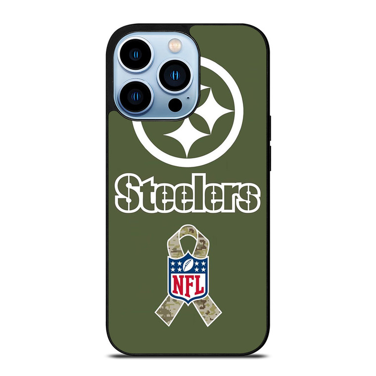 PITTSBURGH STEELERS NFL FOOTBALL BADGE iPhone 13 Pro Max Case Cover