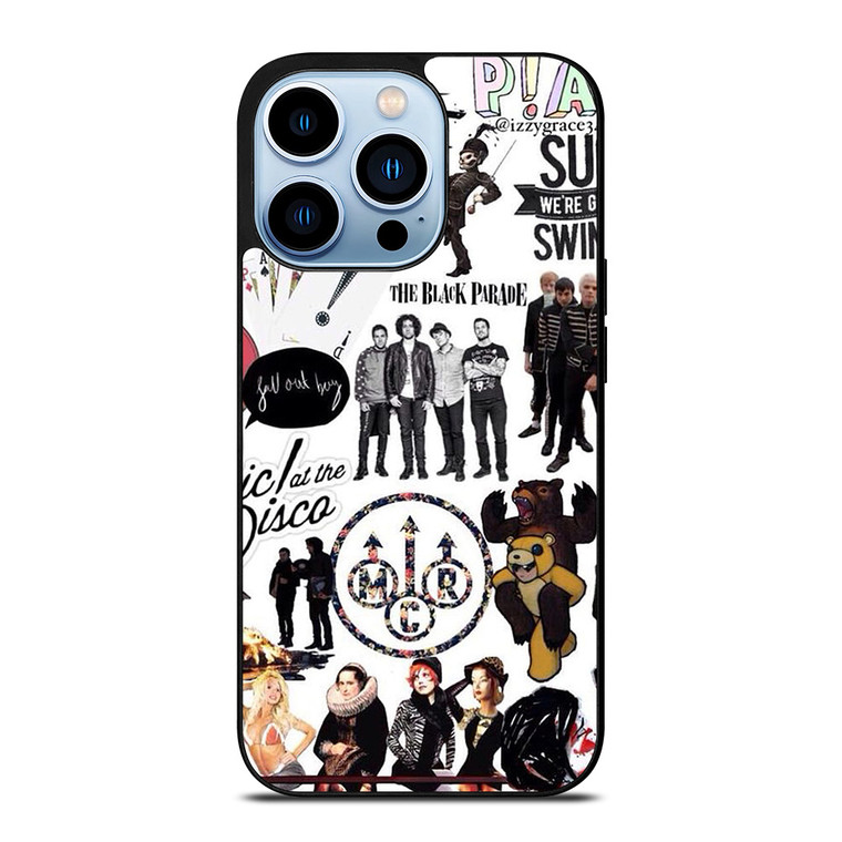 POP PUNK ROCK BAND COLLAGE iPhone 13 Pro Max Case Cover