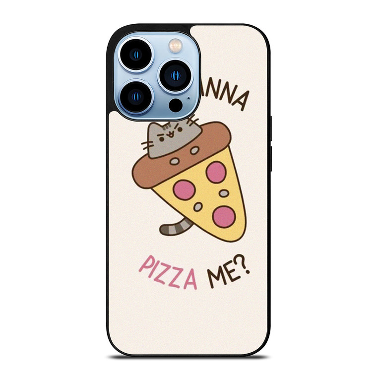 PUSHEEN THE CAT PIZZA iPhone 13 Pro Max Case Cover