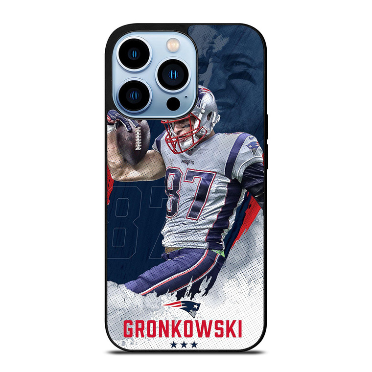 ROB GRONKOWSKI NEW ENGLAND PATRIOT FOOTBALL iPhone 13 Pro Max Case Cover