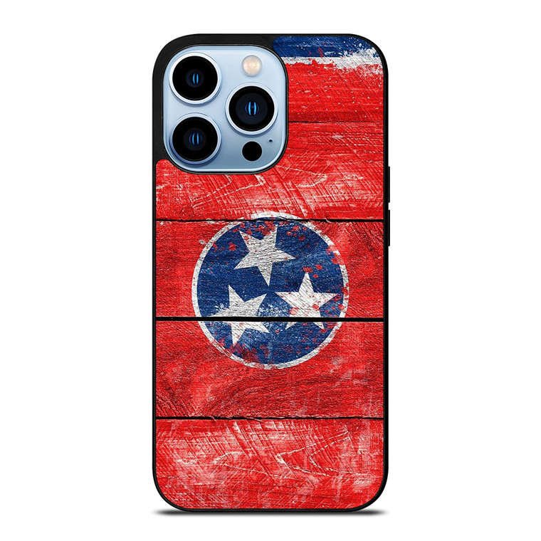 TENNESSEE FLAG WOOD LOGO iPhone 13 Pro Max Case Cover