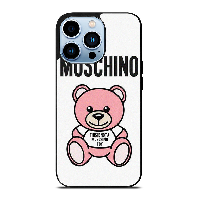 THIS IS NOT MOSCHINO TOY BEAR PINK iPhone 13 Pro Max Case Cover