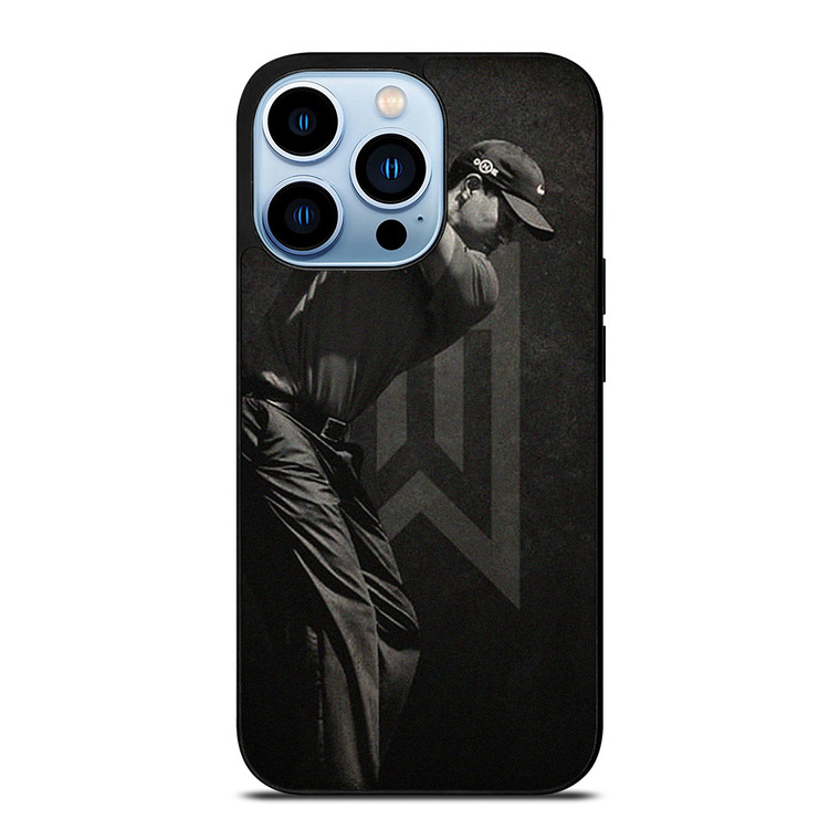 TIGER WOODS GOLF BLACK WHITE iPhone 13 Pro Max Case Cover
