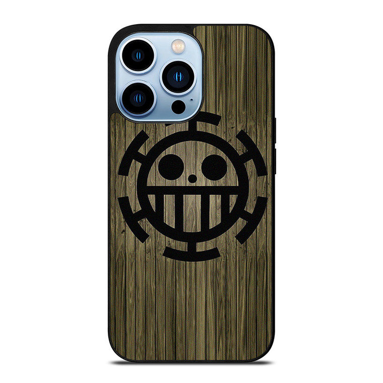 TRAFALGAR LAW ONE PIECE WOOD SYMBOL iPhone 13 Pro Max Case Cover