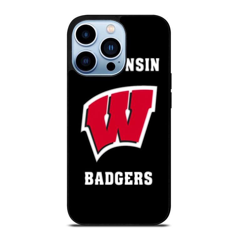 WISCONSIN BADGERS LOGO iPhone 13 Pro Max Case Cover