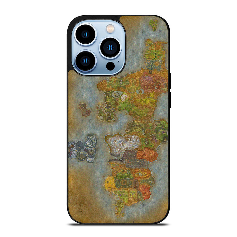 WORLD OF WARCRAFT GAMES MAP iPhone 13 Pro Max Case Cover