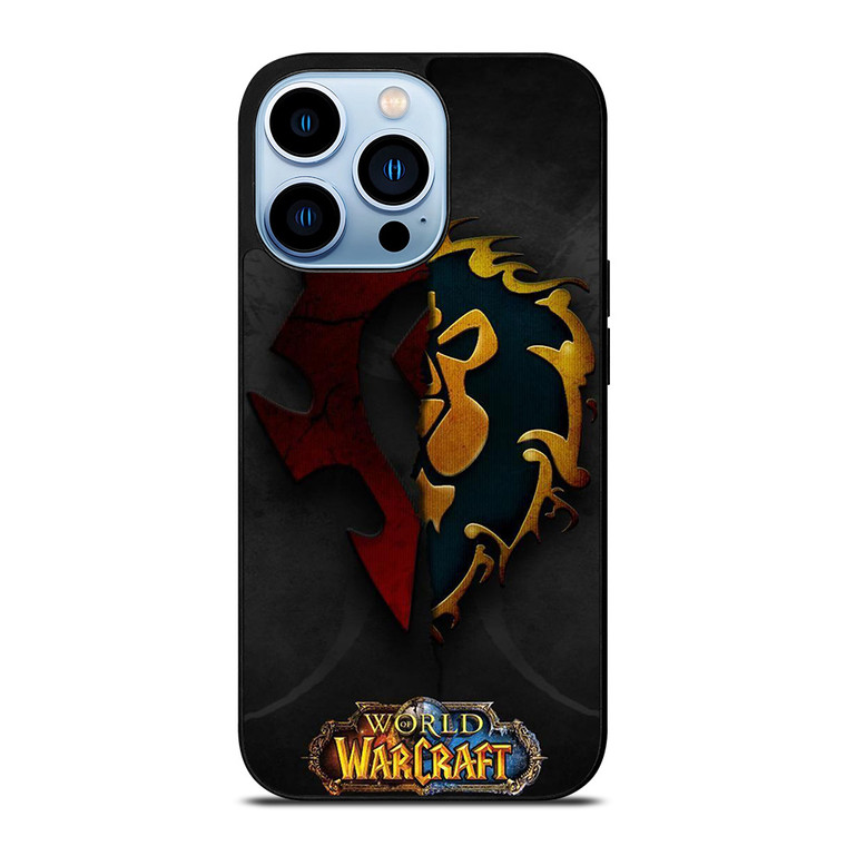 WORLD OF WARCRAFT HORDE ALLIANCE LOGO iPhone 13 Pro Max Case Cover