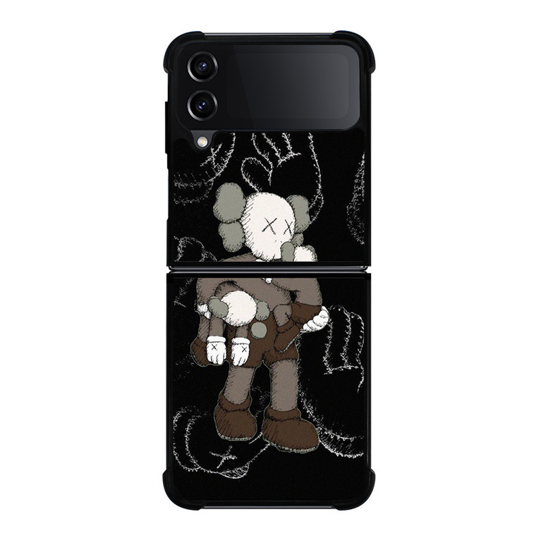 BABY KAWS BLACK Samsung Galaxy Z Flip 4 Case Cover