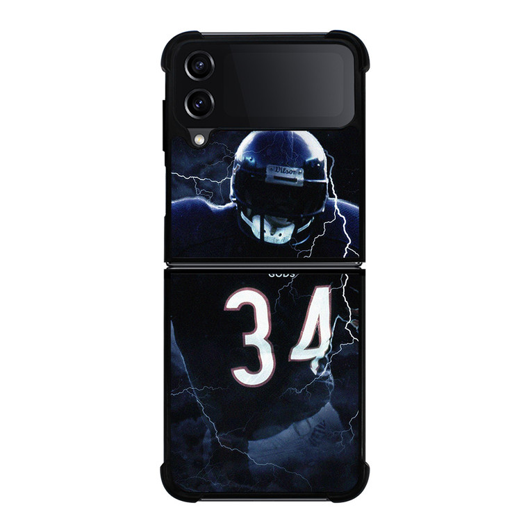 CHICAGO BEARS FOOTBALL WALTER PAYTON Samsung Galaxy Z Flip 4 Case Cover