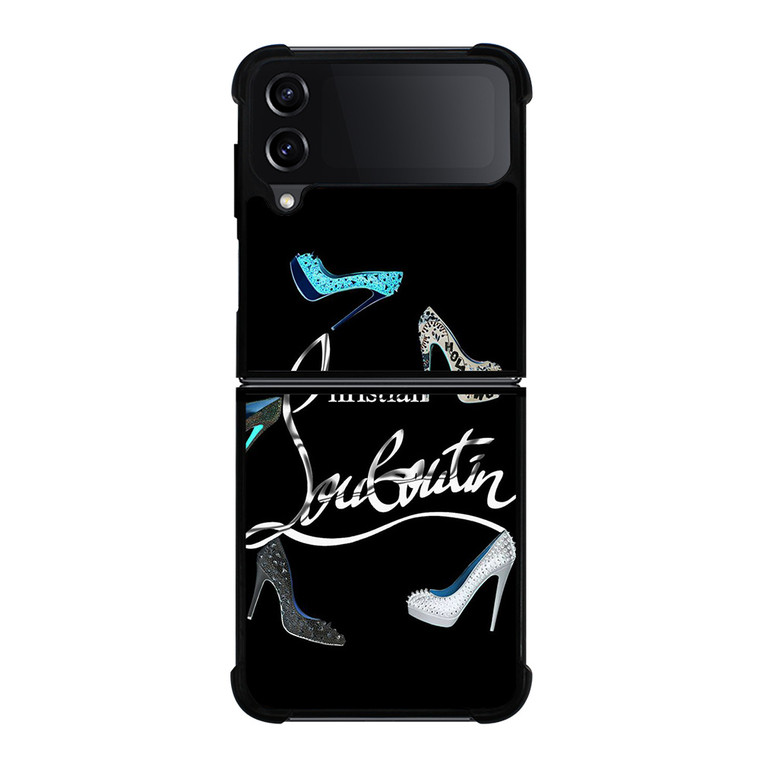 CHRISTIAN LOUBOUTIN LUXURY SHOES LOGO Samsung Galaxy Z Flip 4 Case Cover