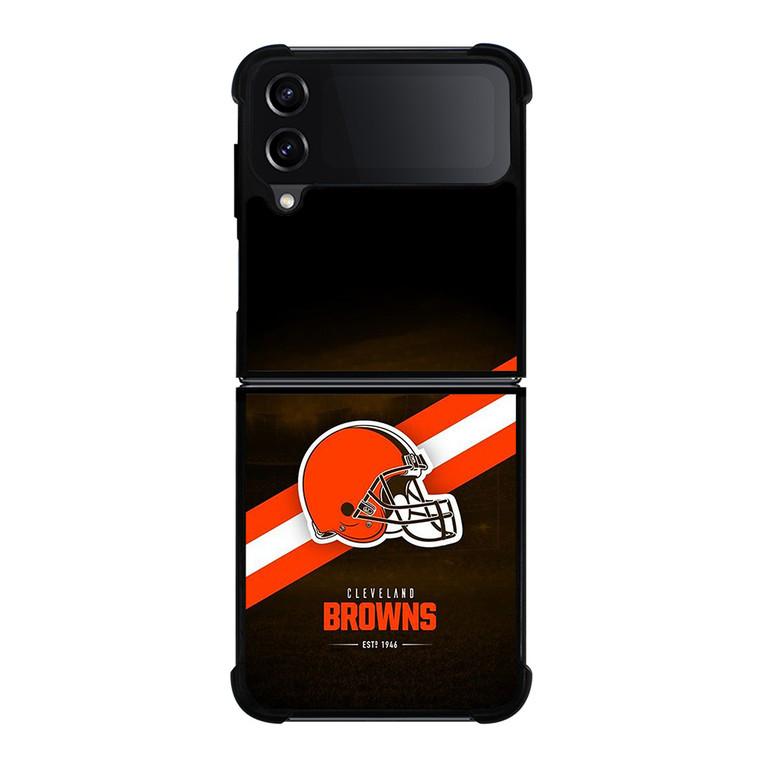 CLEVELAND BROWNS FOOTBALL NFL Samsung Galaxy Z Flip 4 Case Cover