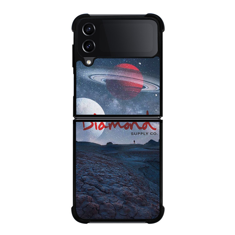 DIAMOND SUPPLY CO SPACE LOGO Samsung Galaxy Z Flip 4 Case Cover