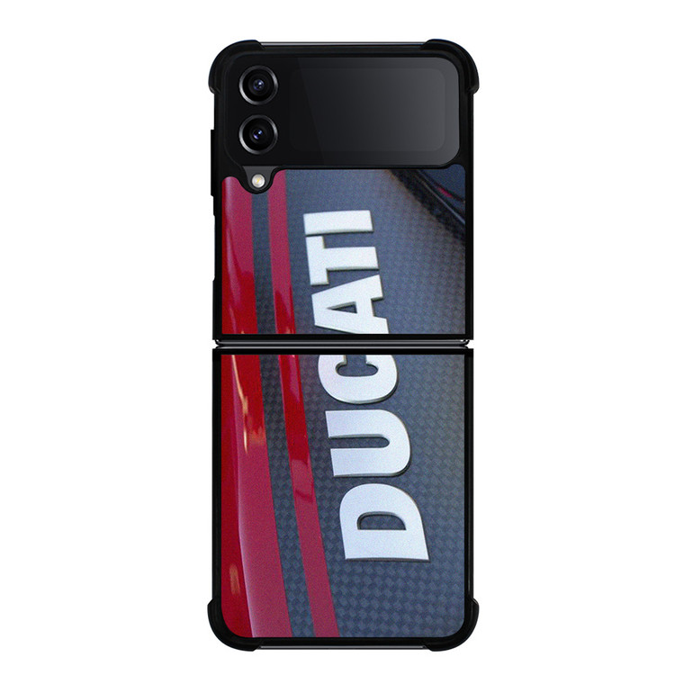 DUCATI CORSE MOTORSPORT CARBON Samsung Galaxy Z Flip 4 Case Cover