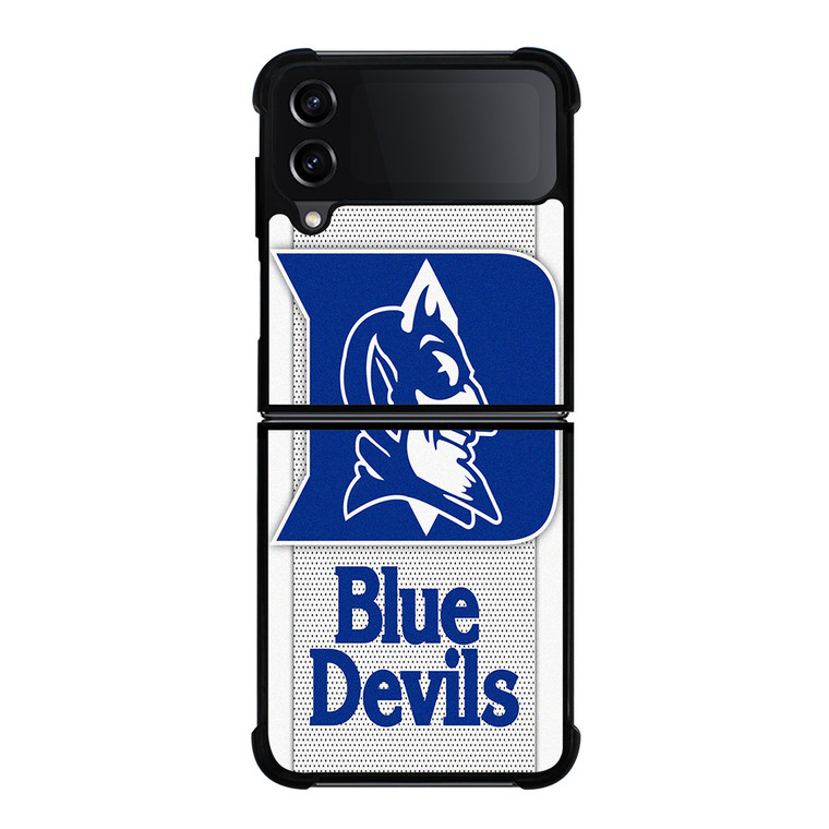 DUKE BLUE DEVILS WHITE EMBLEM Samsung Galaxy Z Flip 4 Case Cover