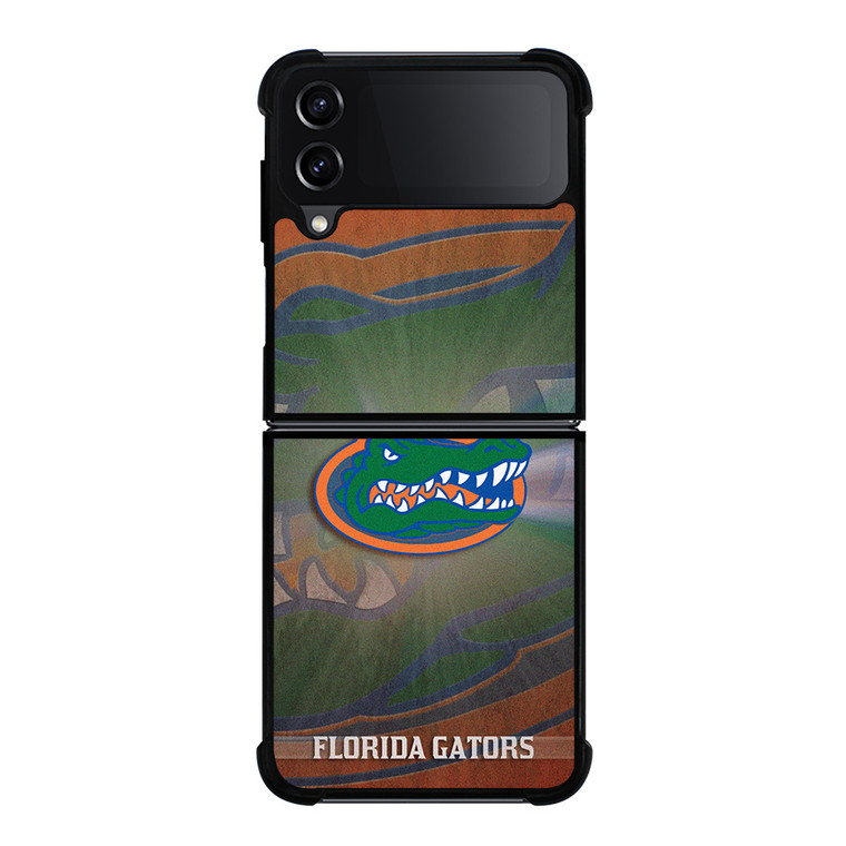 FLORIDA GATORS FOOTBALL METAL Samsung Galaxy Z Flip 4 Case Cover