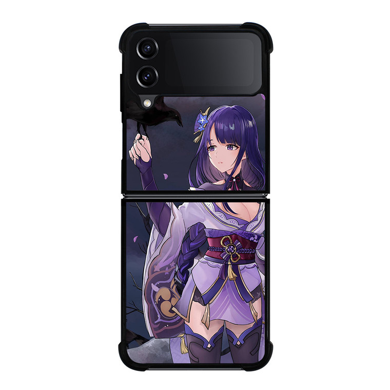 GENSHIN IMPACT RAIDEN SHOGUN GAMES Samsung Galaxy Z Flip 4 Case Cover