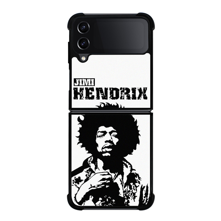 JIMI HENDRIX SILHOUETTE Samsung Galaxy Z Flip 4 Case Cover