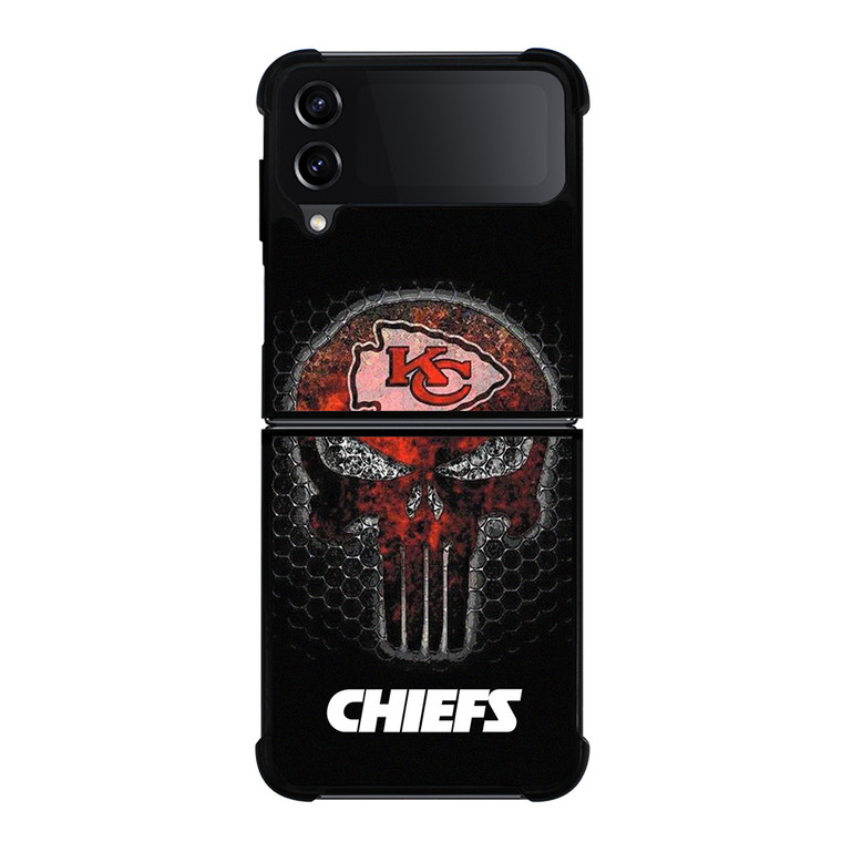 KANSAS CITY CHIEFS THE PUNISHER LOGO Samsung Galaxy Z Flip 4 Case Cover