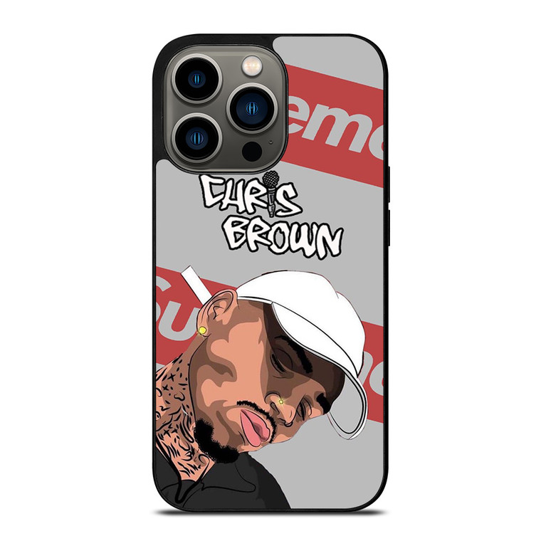 CHRIS BROWN CARTOON SUPREME iPhone 13 Pro Case Cover CHRIS BROWN CARTOON SUPREME iPhone 13 Pro Case Cover