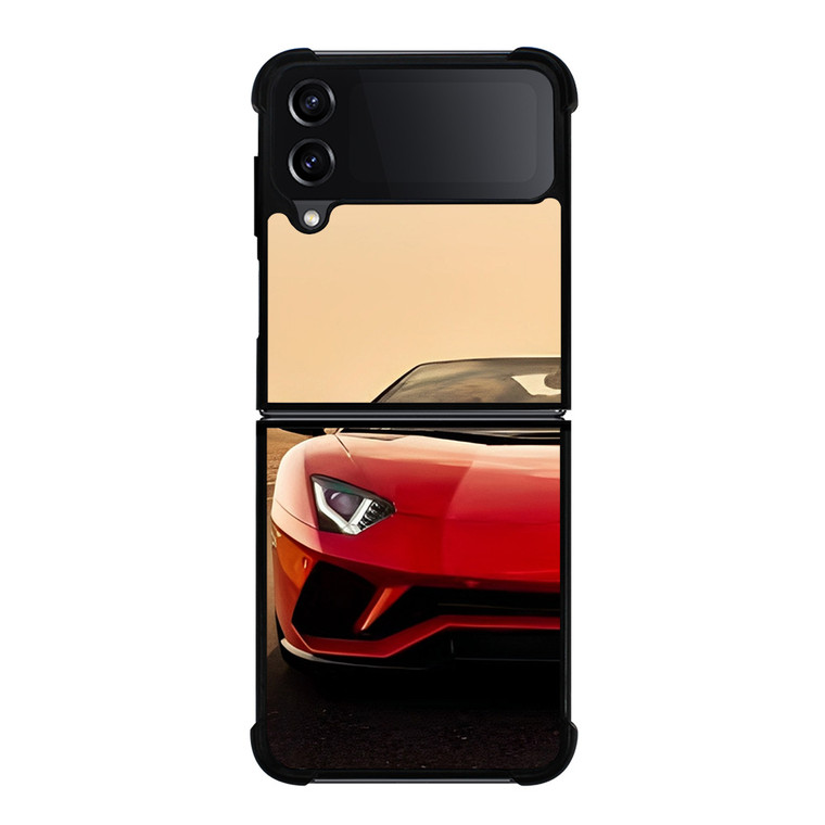 LAMBORGHINI AVENTADOR SUNSET Samsung Galaxy Z Flip 4 Case Cover