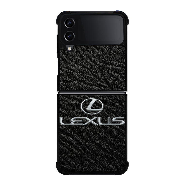LEXUS LEATHER LOGO EMBLEM Samsung Galaxy Z Flip 4 Case Cover
