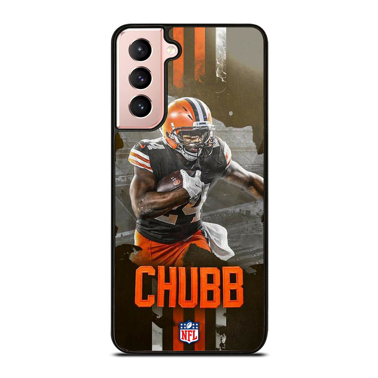 NICK CHUBB CLEVELAND BROWNS NFL 2  Samsung Galaxy S21 Case Cover NICK CHUBB CLEVELAND BROWNS NFL 2  Samsung Galaxy S21 Case Cover