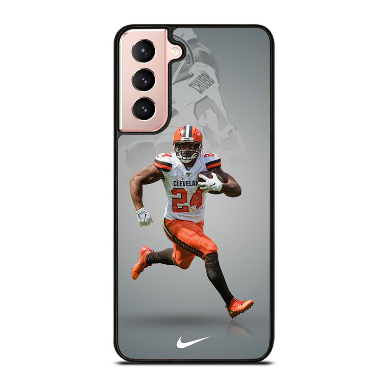 NICK CHUBB CLEVELAND BROWNS NIKE  Samsung Galaxy S21 Case Cover NICK CHUBB CLEVELAND BROWNS NIKE  Samsung Galaxy S21 Case Cover