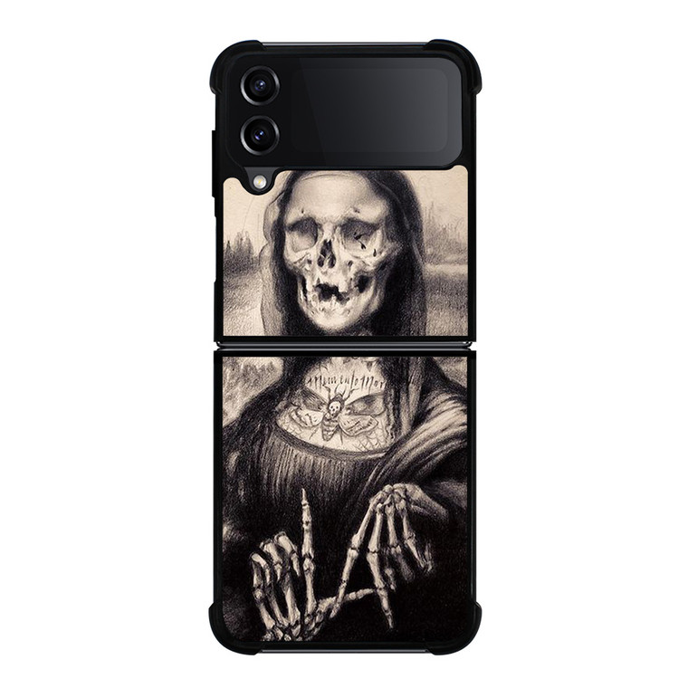 LOS ANGELES DODGERS MONA LISA ART Samsung Galaxy Z Flip 4 Case Cover