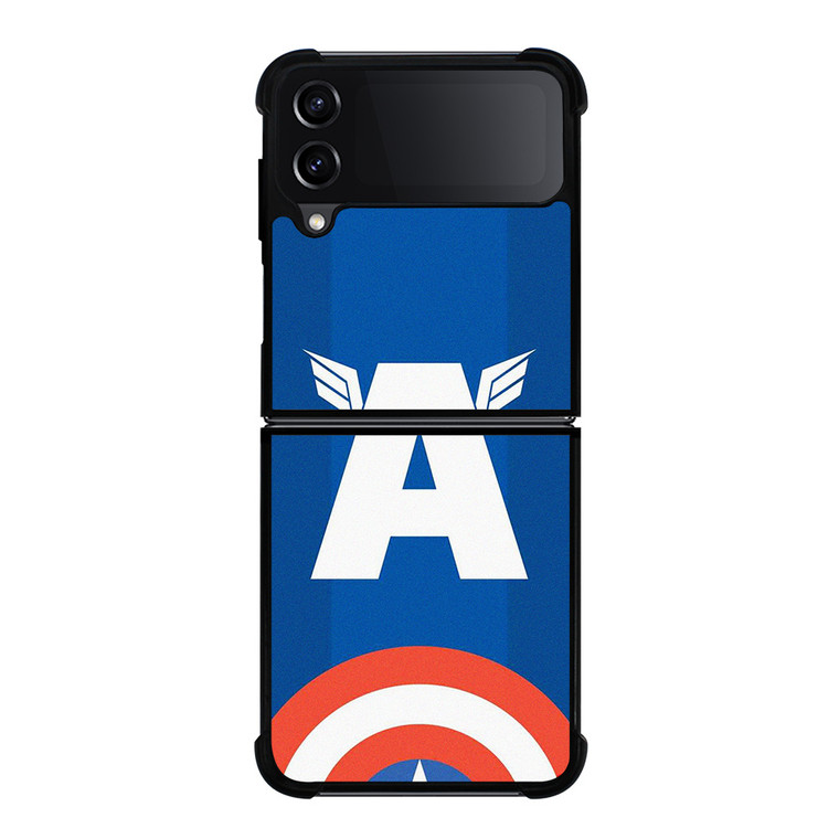 MARVEL CAPTAIN AMERICA SYMBOL Samsung Galaxy Z Flip 4 Case Cover
