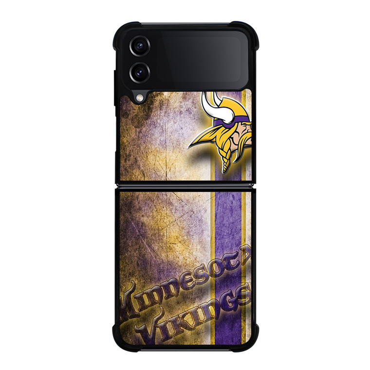 MINNESOTA VIKINGS GRUNGE LOGO Samsung Galaxy Z Flip 4 Case Cover