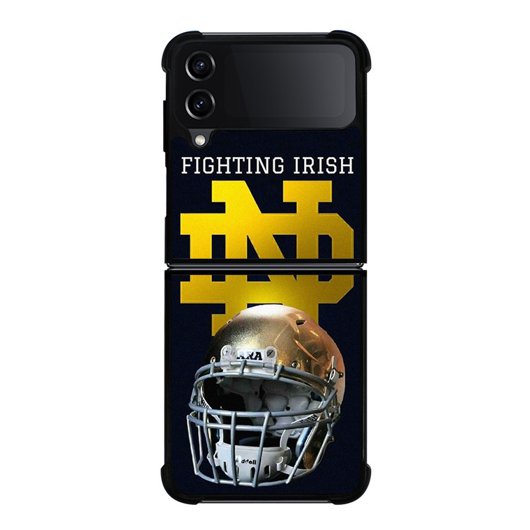 NOTRE DAME FIGHTING IRIS FOOTBALL HELMET Samsung Galaxy Z Flip 4 Case Cover