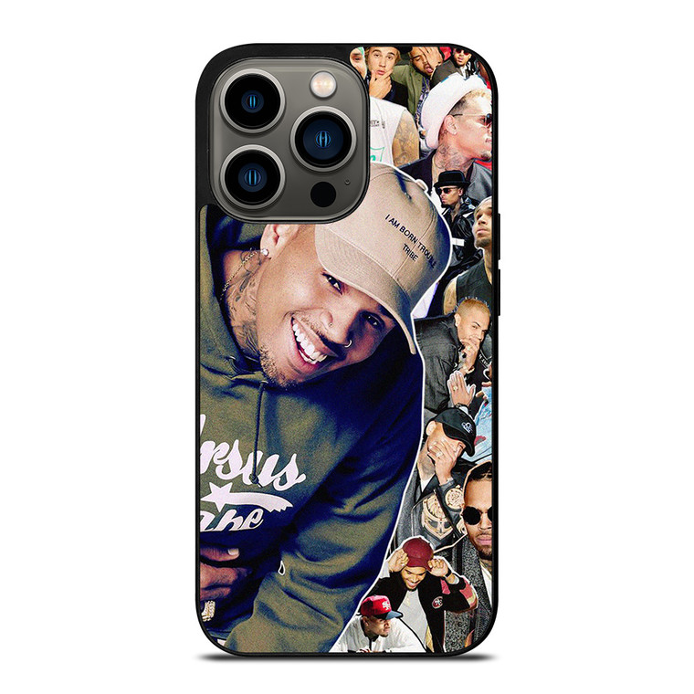CHRIS BROWN SINGER COLLAGE 2 iPhone 13 Pro Case Cover