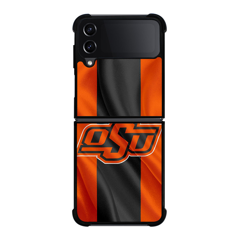 OKLAHOMA STATE COWBOYS FLAG LOGO Samsung Galaxy Z Flip 4 Case Cover