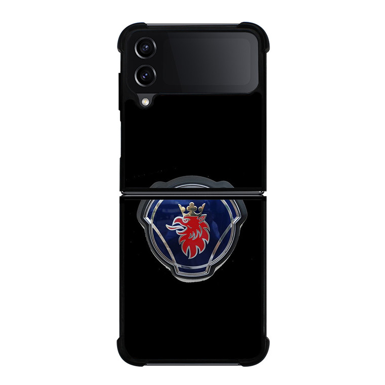 SAAB AB AEROSPACE LOGO Samsung Galaxy Z Flip 4 Case Cover