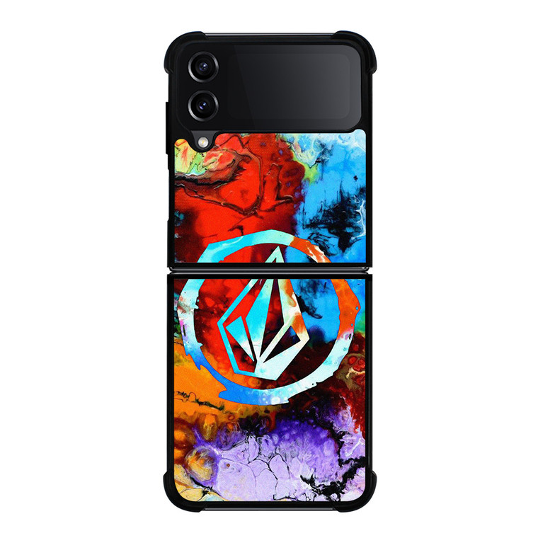 VOLCOM ABSTRACT LOGO Samsung Galaxy Z Flip 4 Case Cover