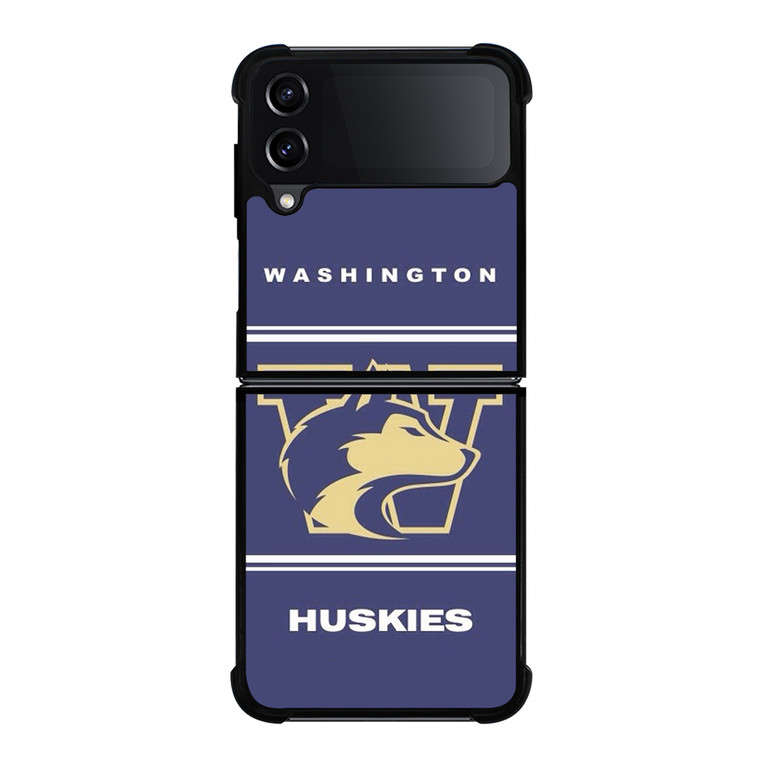 WASHINGTON HUSKIES FOOTBALL LOGO Samsung Galaxy Z Flip 4 Case Cover