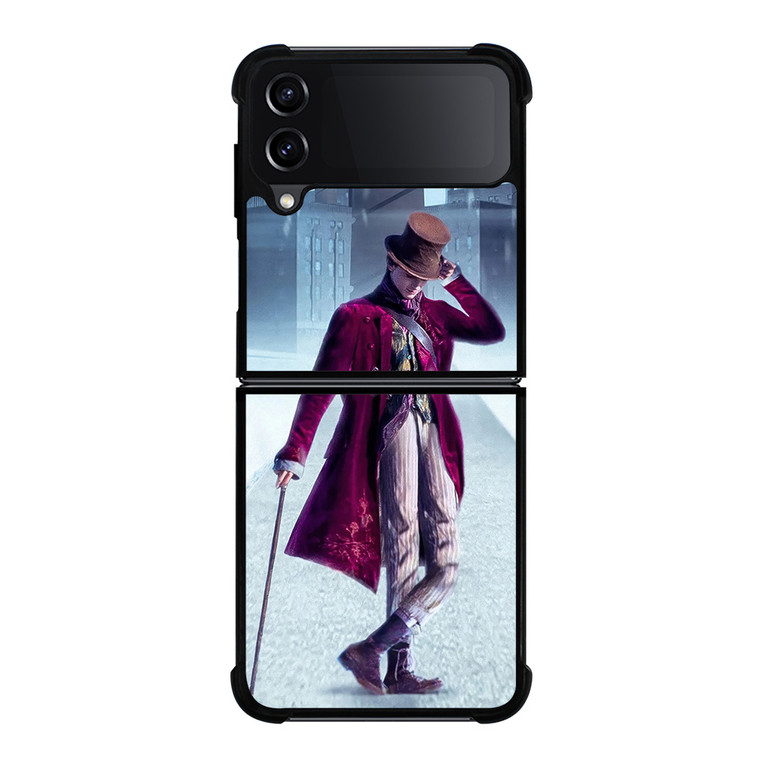 WILLY WONKA TIMOTHEE CHALAMET MOVIES Samsung Galaxy Z Flip 4 Case Cover