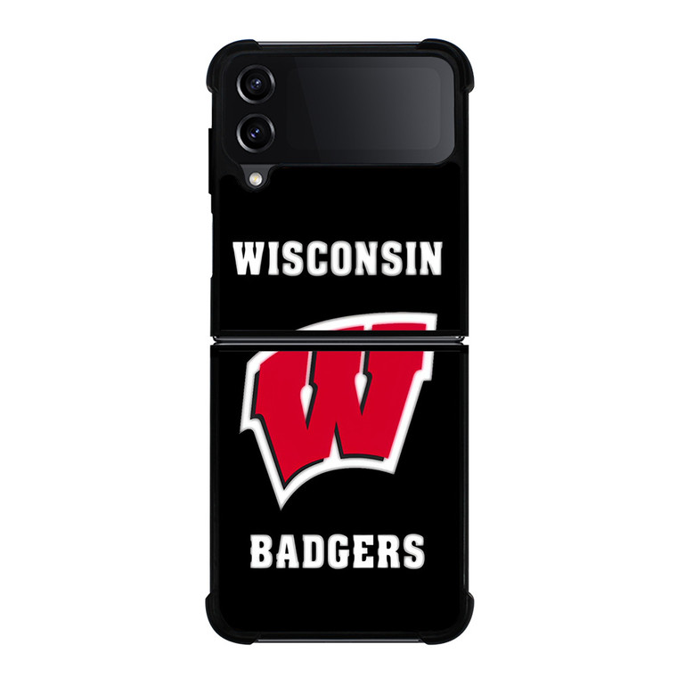 WISCONSIN BADGERS LOGO Samsung Galaxy Z Flip 4 Case Cover