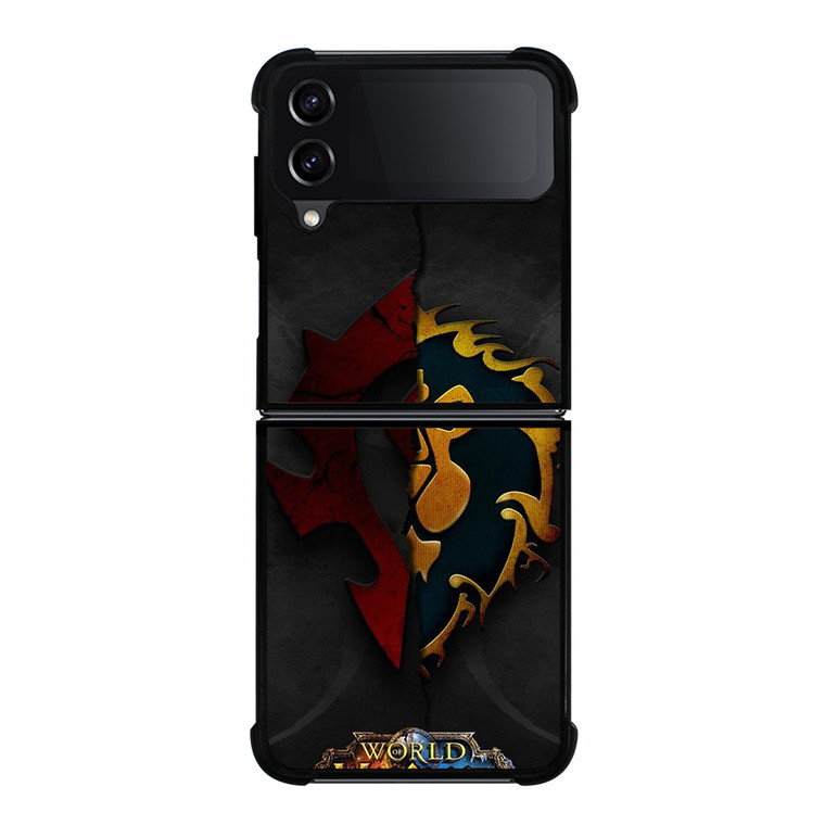 WORLD OF WARCRAFT HORDE ALLIANCE LOGO Samsung Galaxy Z Flip 4 Case Cover