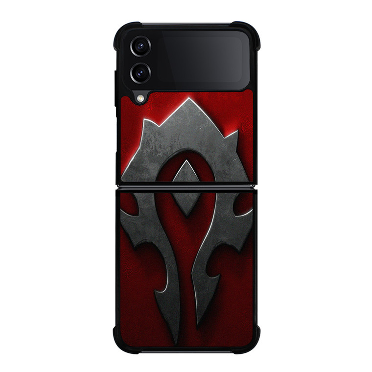 WORLD OF WARCRAFT HORDE BLACK LOGO Samsung Galaxy Z Flip 4 Case Cover