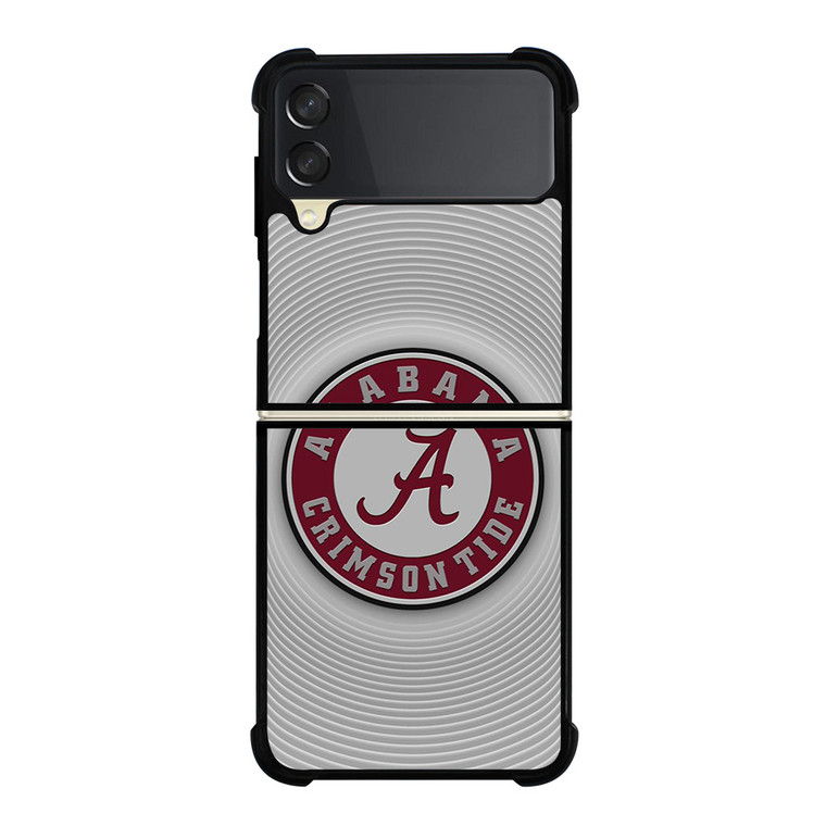 ALABAMA CRIMSON TIDE CIRCLE TEXTURE Samsung Galaxy Z Flip 3 Case Cover