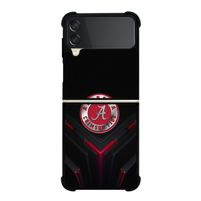 ALABAMA CRIMSON TIDE METAL BADGE Samsung Galaxy Z Flip 3 Case Cover