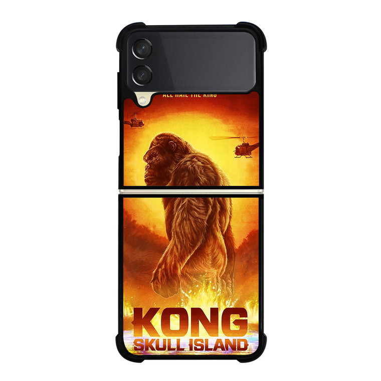 ALL THE HAIL KING KONG SKULL ISLAND Samsung Galaxy Z Flip 3 Case Cover
