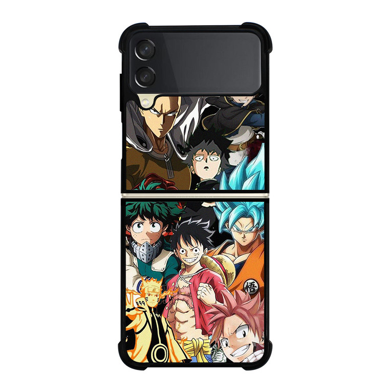 ANIME CARTOON CROSSOVER Samsung Galaxy Z Flip 3 Case Cover