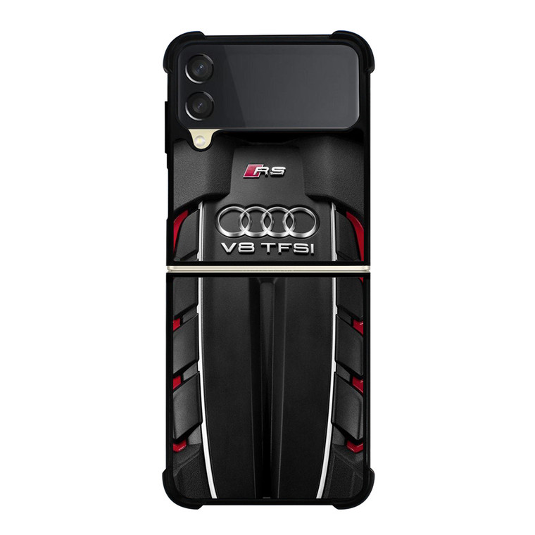 AUDI RS V8 ENGINE Samsung Galaxy Z Flip 3 Case Cover