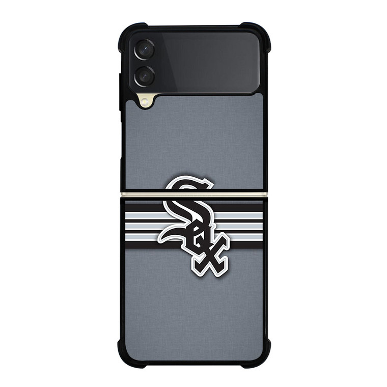 CHICAGO WHITE SOX STRIPE LOGO Samsung Galaxy Z Flip 3 Case Cover