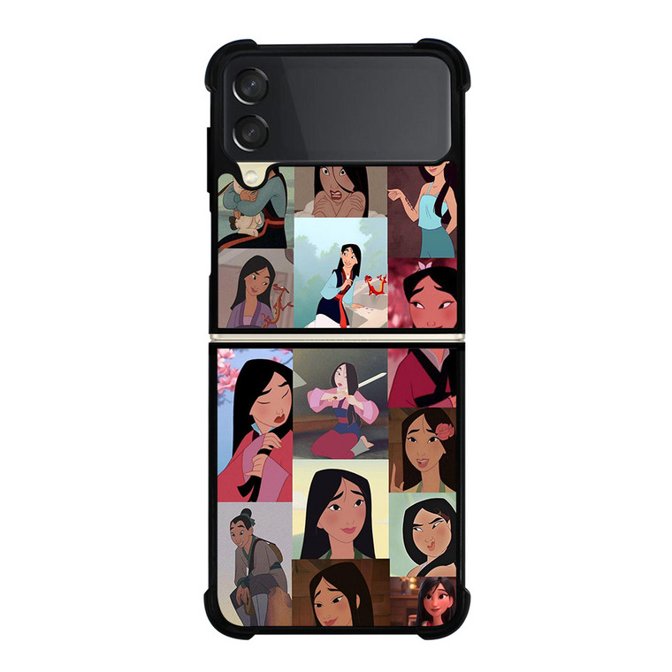 DISNEY PRINCESS MULAN COLLAGE Samsung Galaxy Z Flip 3 Case Cover