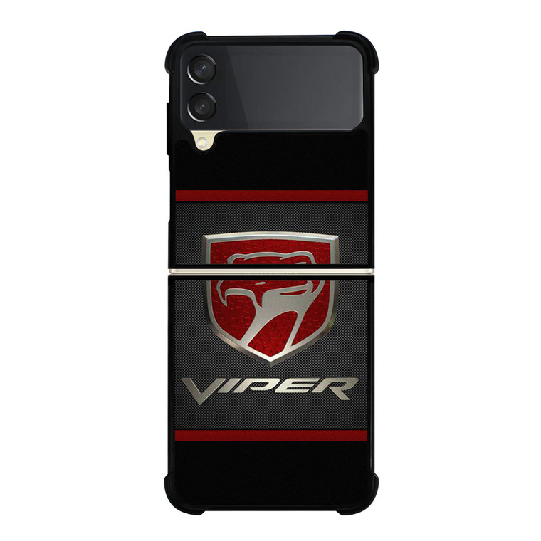 DODGE VIPER METAL EMBLEM Samsung Galaxy Z Flip 3 Case Cover