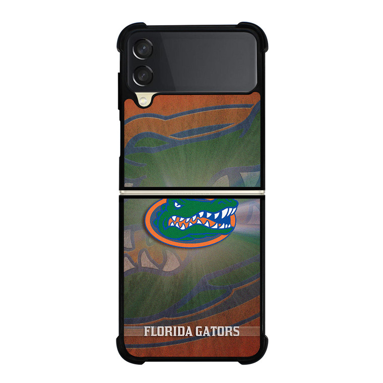 FLORIDA GATORS FOOTBALL METAL Samsung Galaxy Z Flip 3 Case Cover
