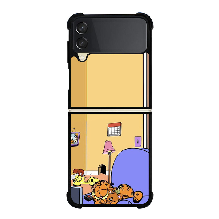 GARFIELD LAZY CAT CARTOON Samsung Galaxy Z Flip 3 Case Cover